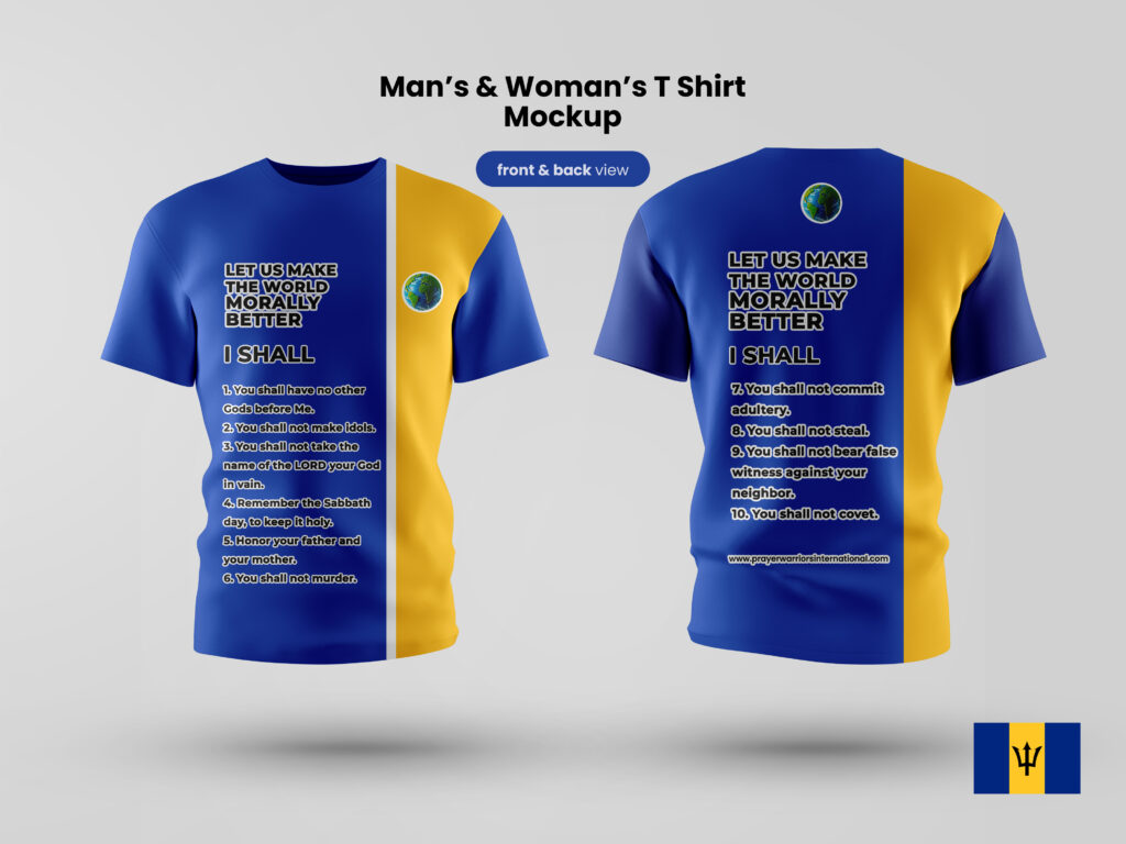 The 10 Commandment New Shirt-Blue Design-2